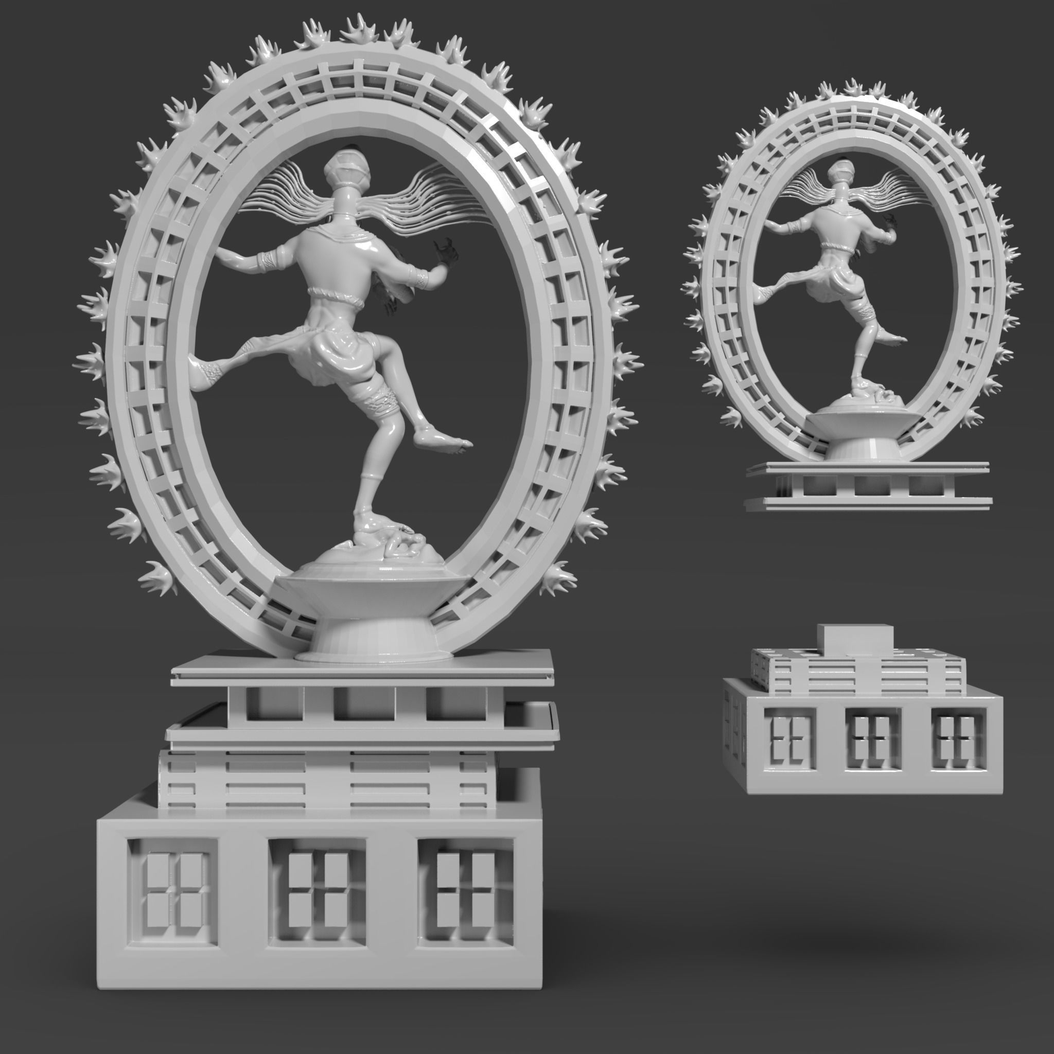Shiva - Danza de Shiva - Nataraja 3D print model_4