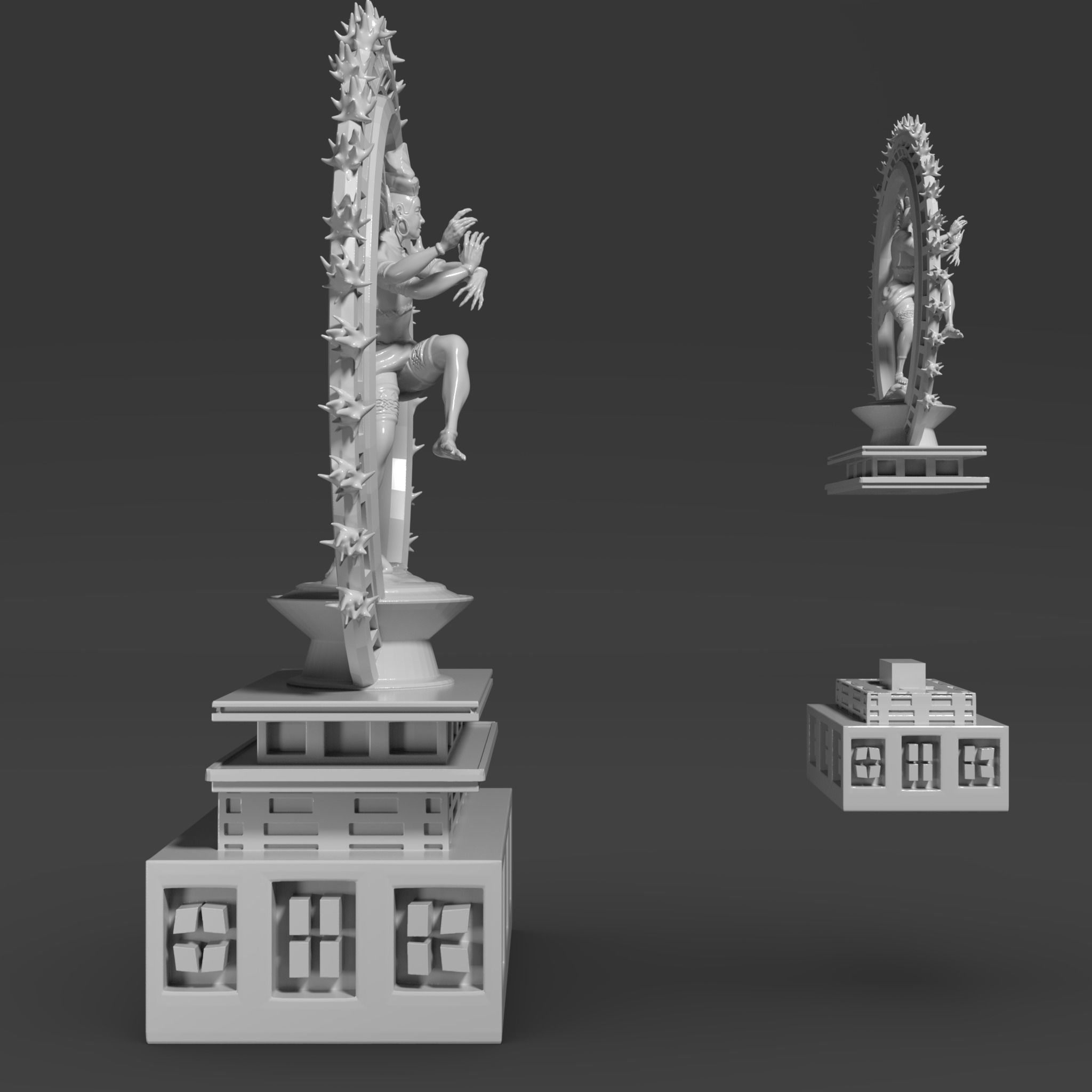 Shiva - Danza de Shiva - Nataraja 3D print model_2