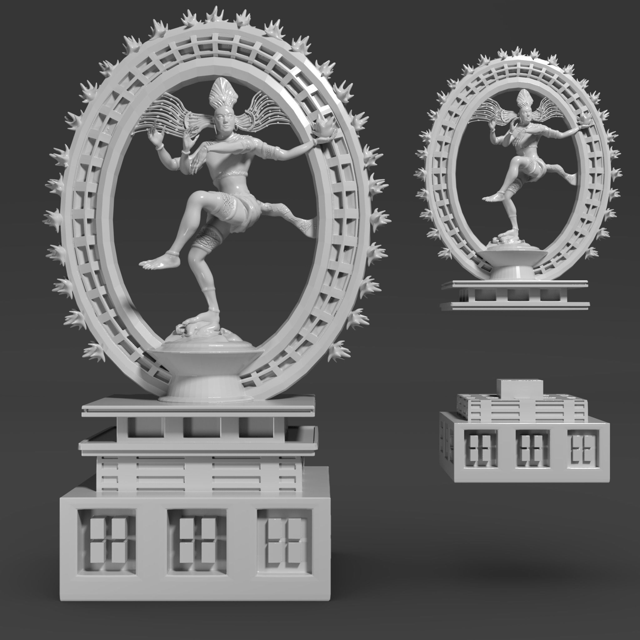 Shiva - Danza de Shiva - Nataraja 3D print model_3