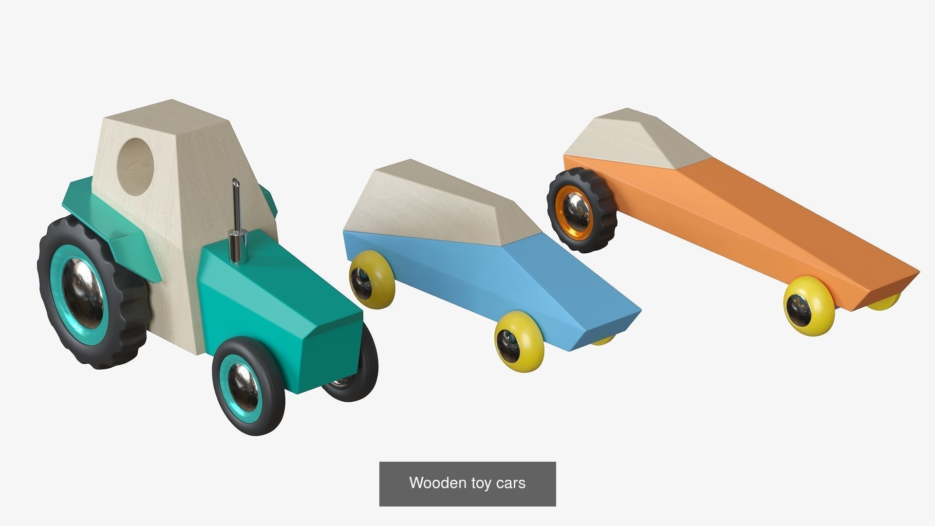 Wooden Toys 3D Model Collection_8