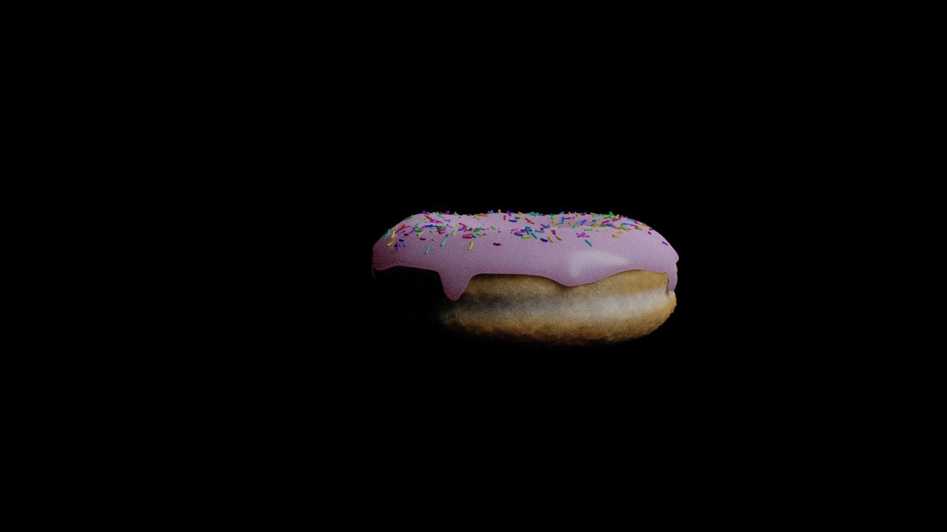Nice Donut 3D model used in Blender  3D model_1