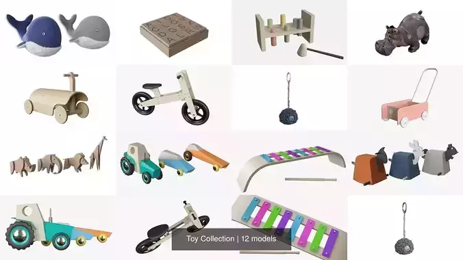 Toy Collection scrabble blocks - natural wood