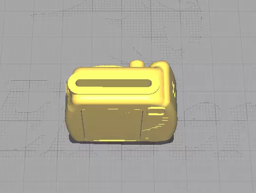 CAMARA INSTAX CON PORTAFOTO 3D model