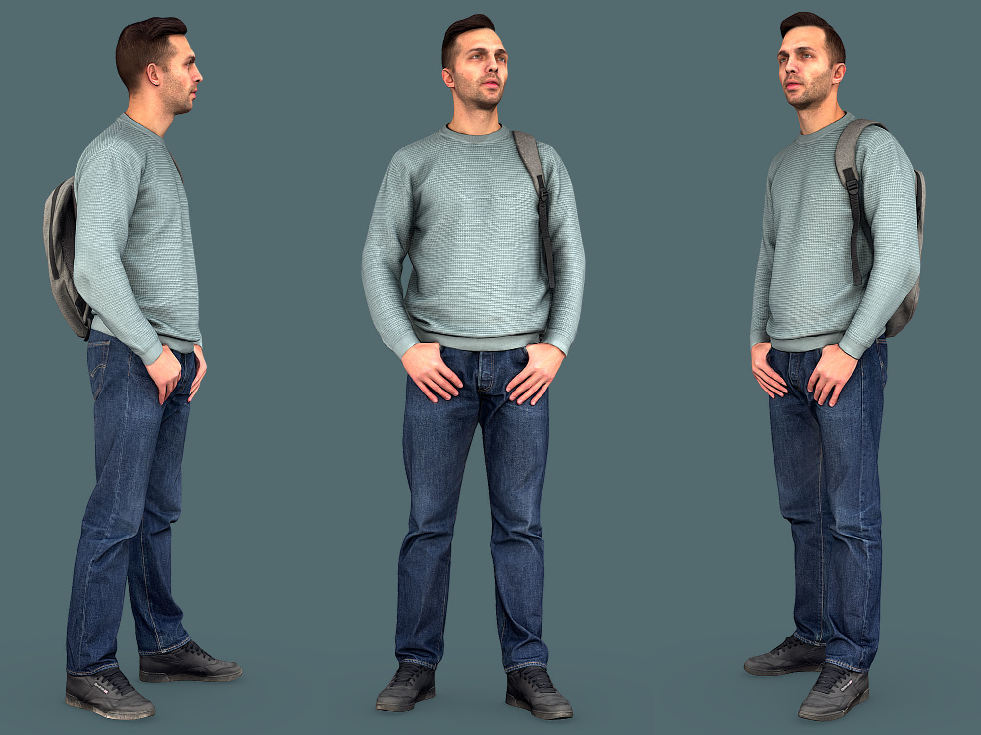 Photorealistic Characters Volume 05 3D Model Collection_17