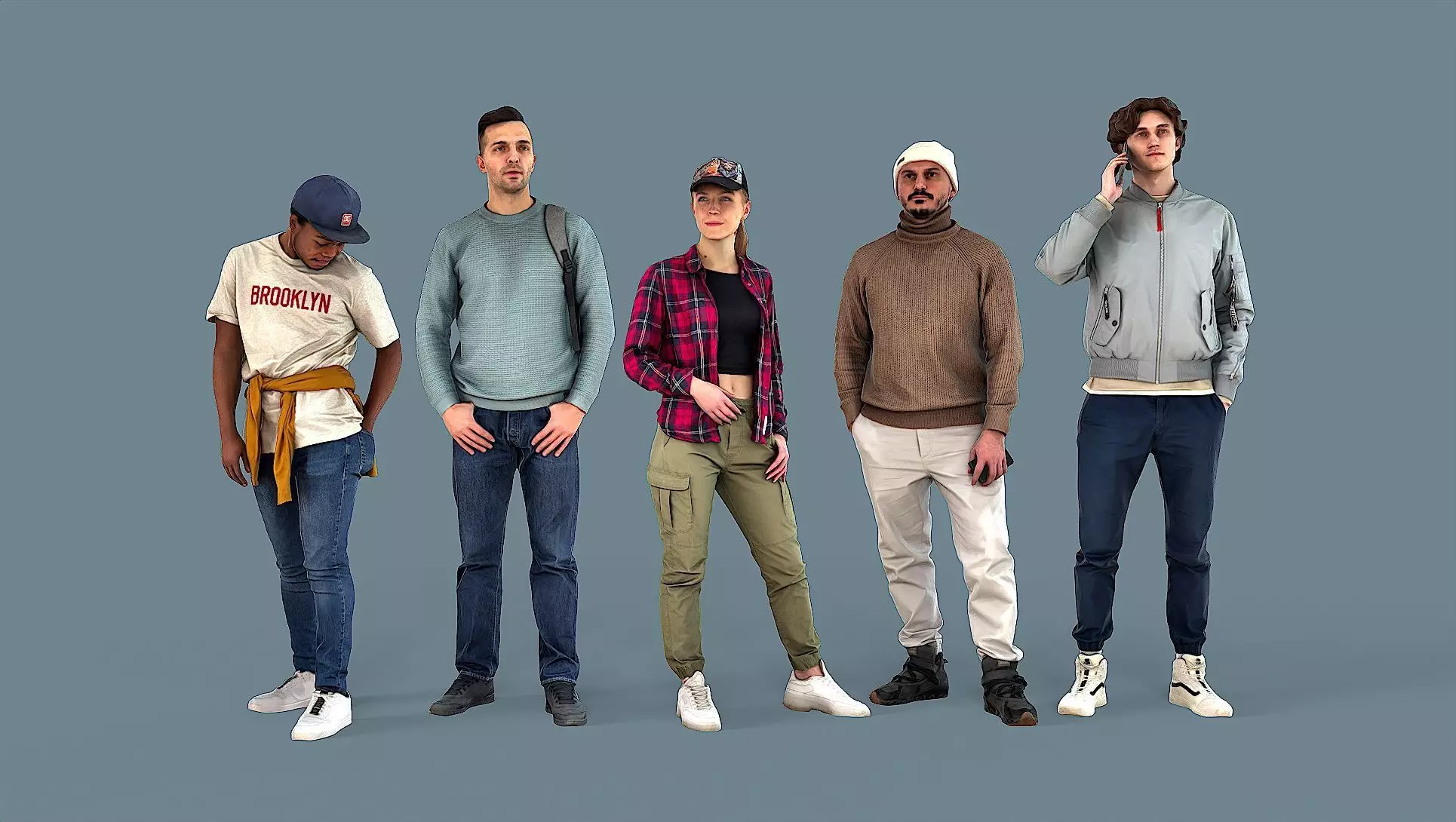 Photorealistic Characters Volume 05 3D Model Collection_0