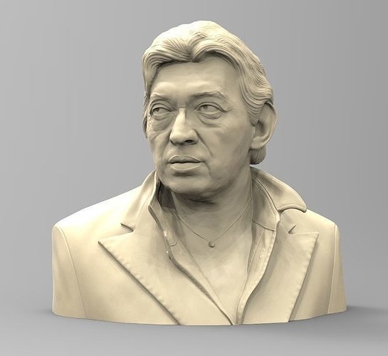 Serge GAINSBOURG 3D print model