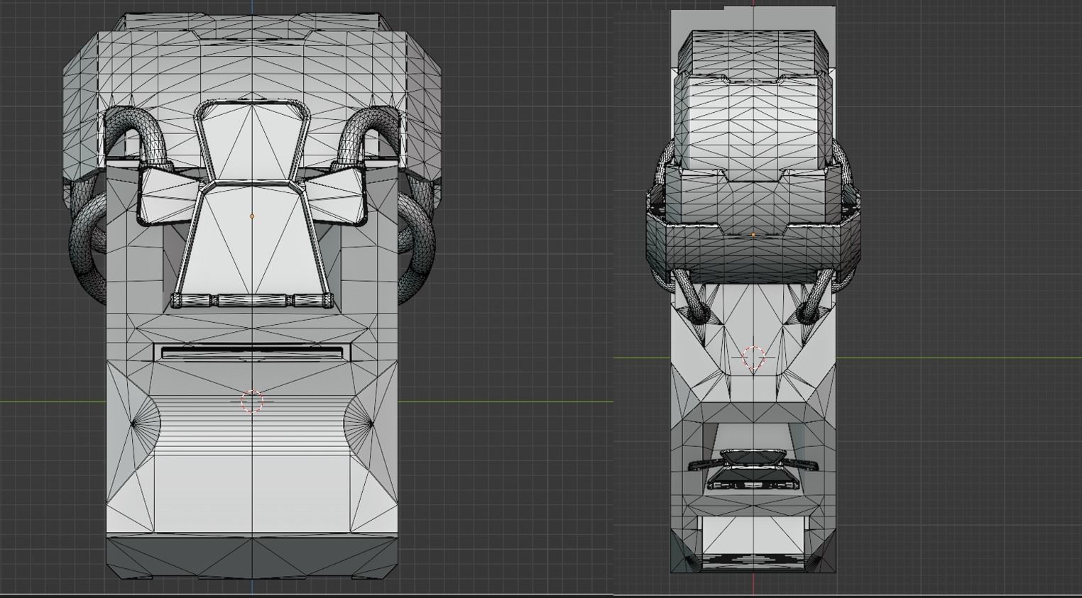 Sci-Fi super computer Free low-poly 3D model_3