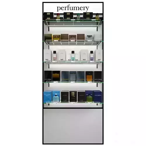 Perfume rack - Dolce and Gabbana 3D model
