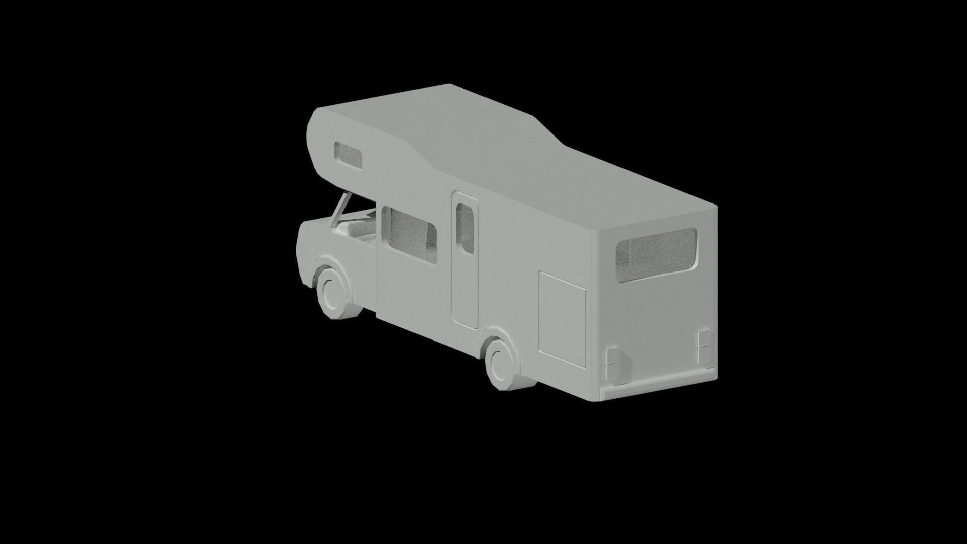 Camper Car 3D print model_6
