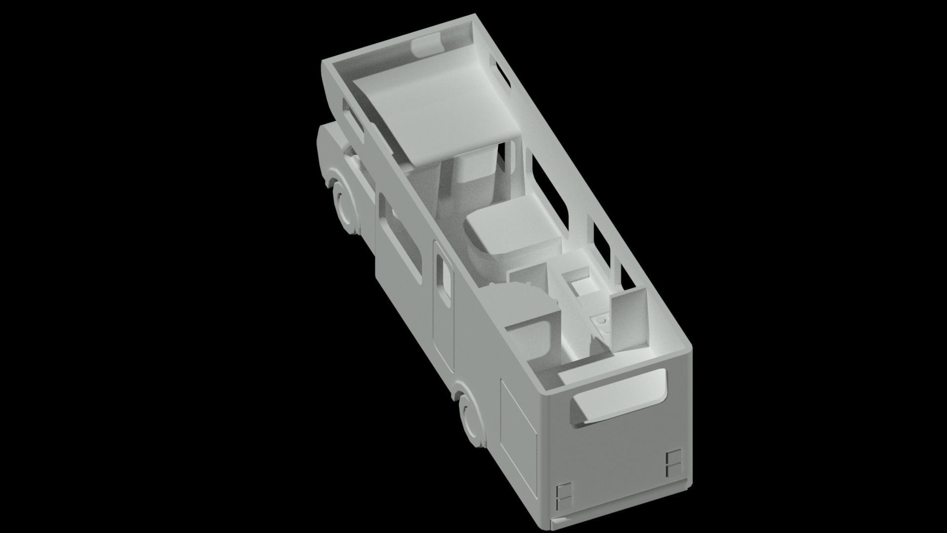 Camper Car 3D print model_4