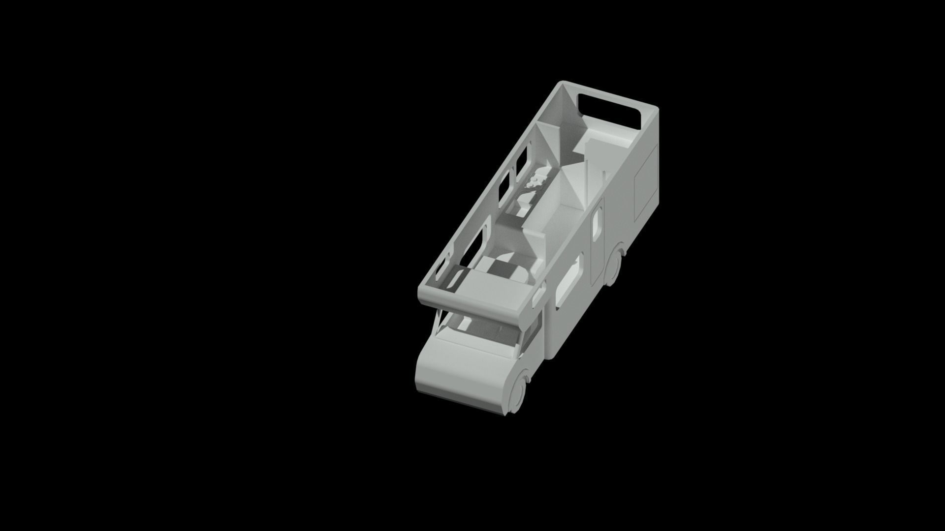 Camper Car 3D print model_5