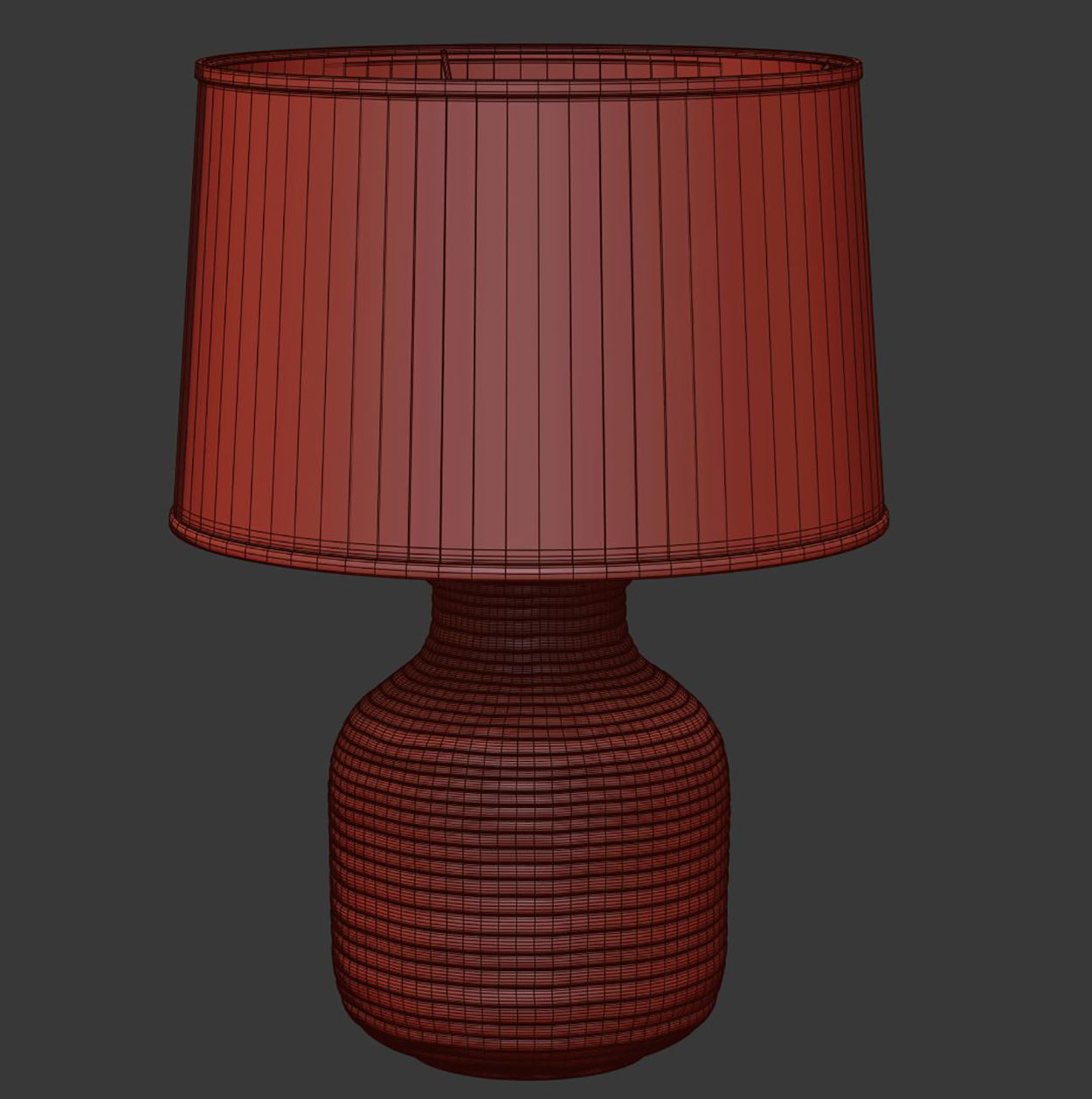 Melissa ceramic table lamp R425  3D model_4