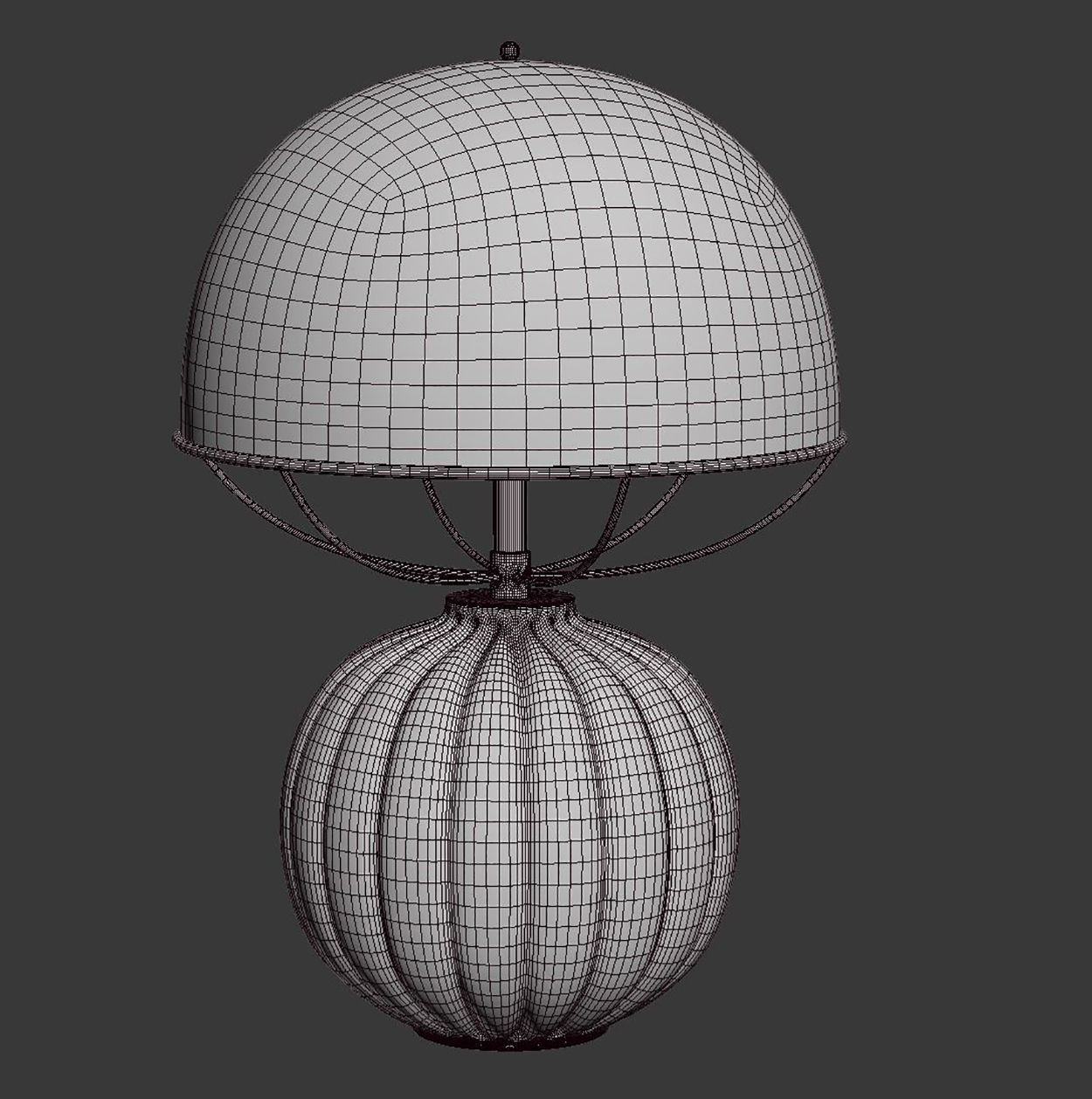 Melissa ceramic table lamp R360  3D model_5