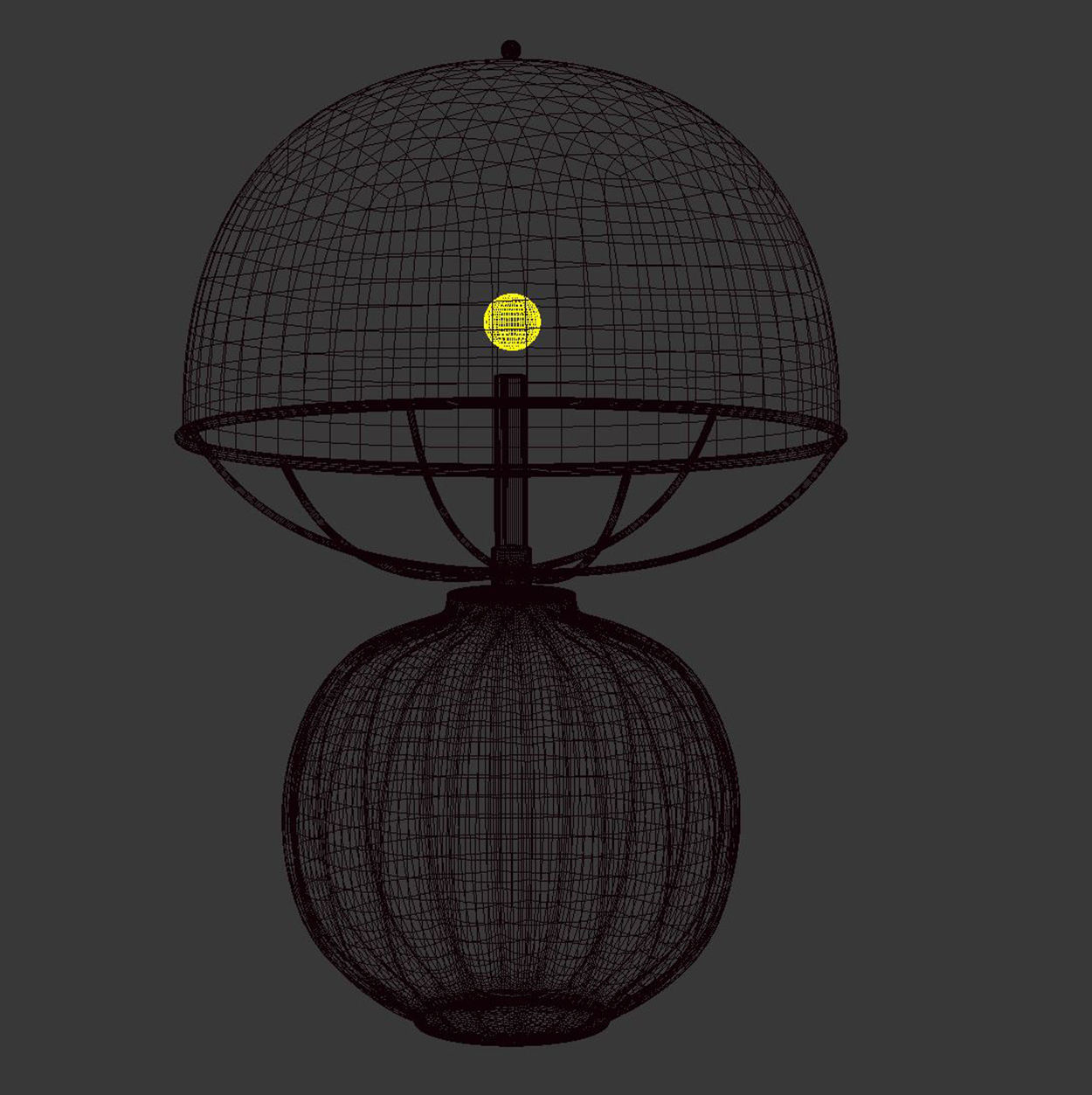 Melissa ceramic table lamp R360  3D model_4