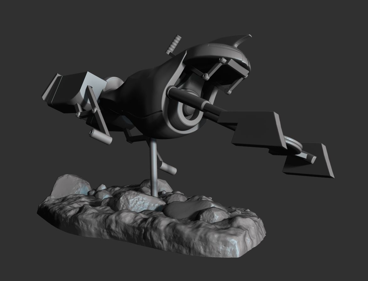 Speeder Obi Wan Kenobi 3D print model_4