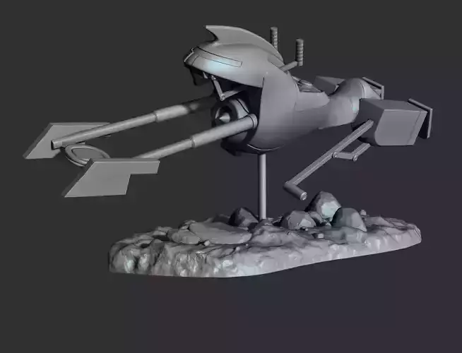 Speeder Obi Wan Kenobi 3D print model