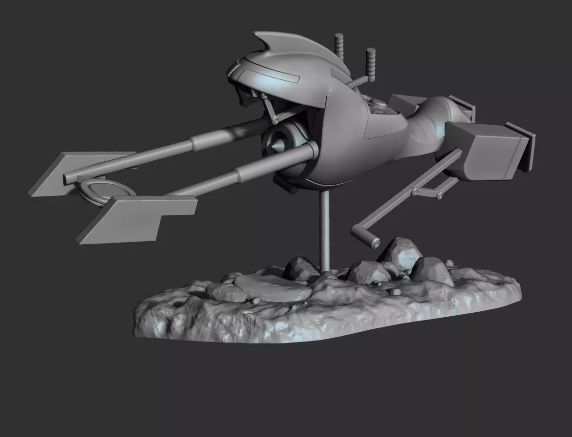 Speeder Obi Wan Kenobi 3D print model_0