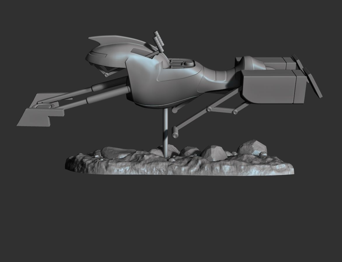 Speeder Obi Wan Kenobi 3D print model_2