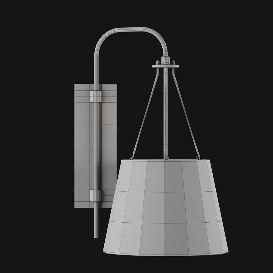 Sconce - Franklin 3D model_1