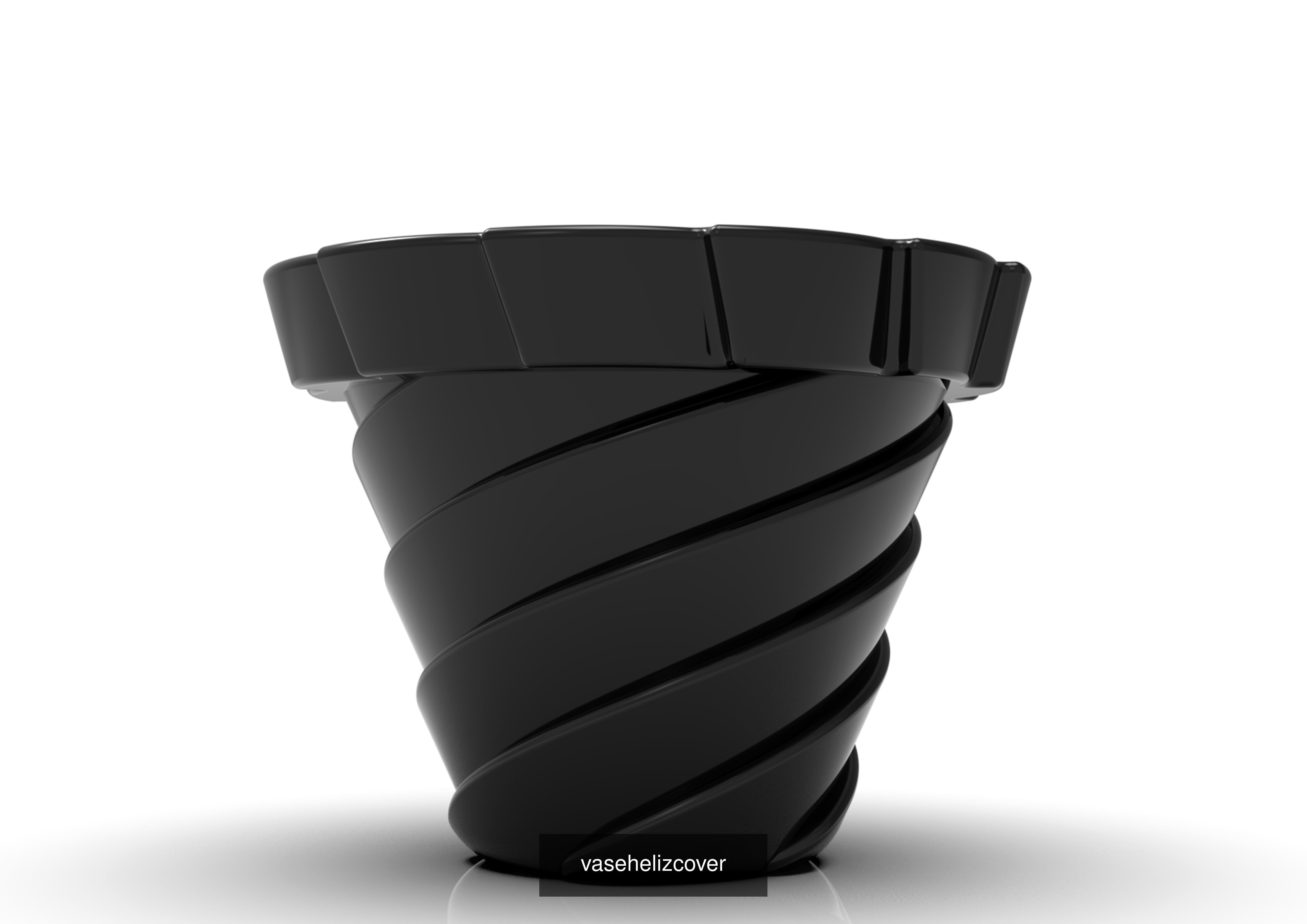 vasecollection vase with wavy lines _5