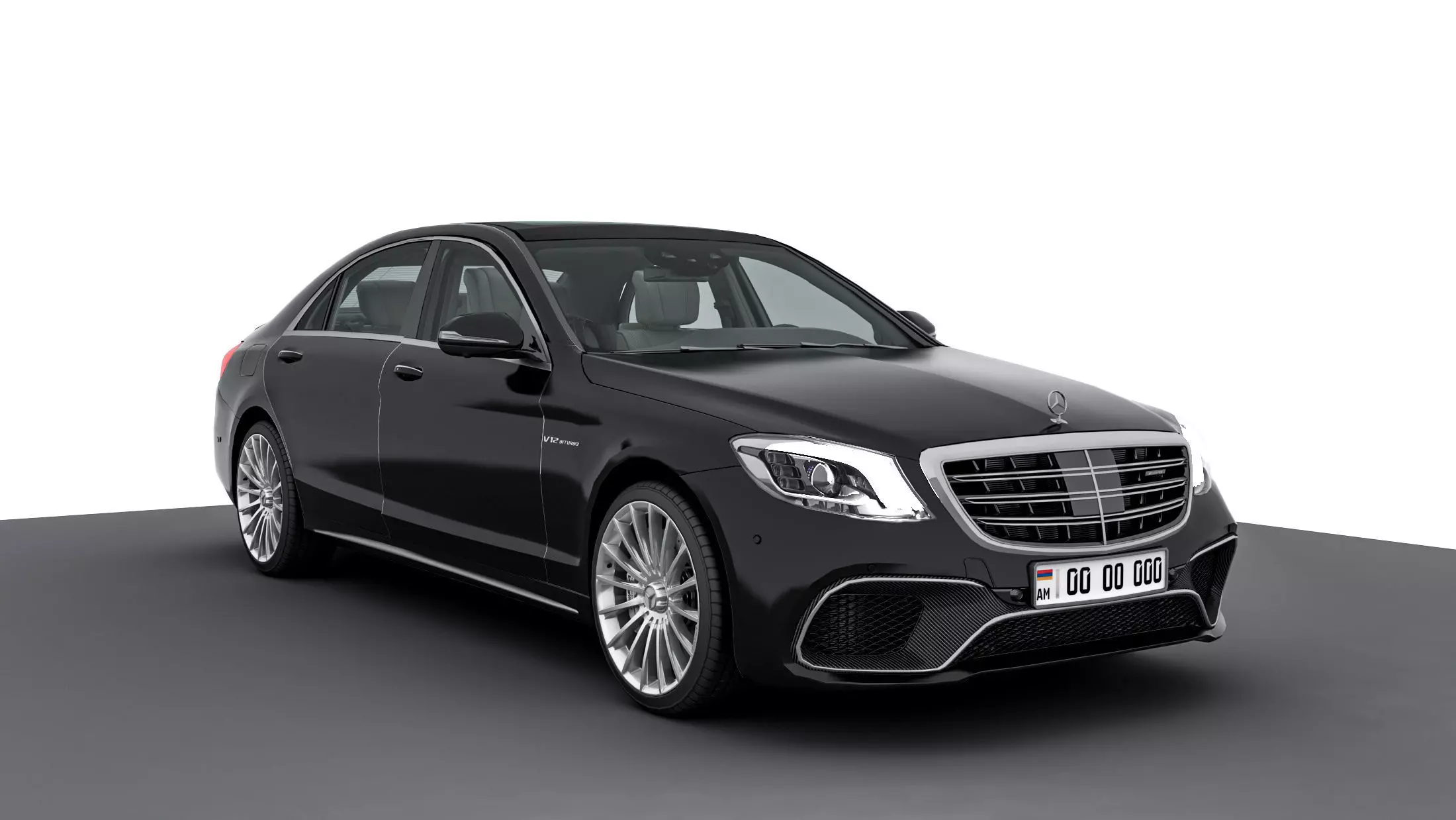 mercedes s class s65 amg 2016 2017 2018 car 3D model