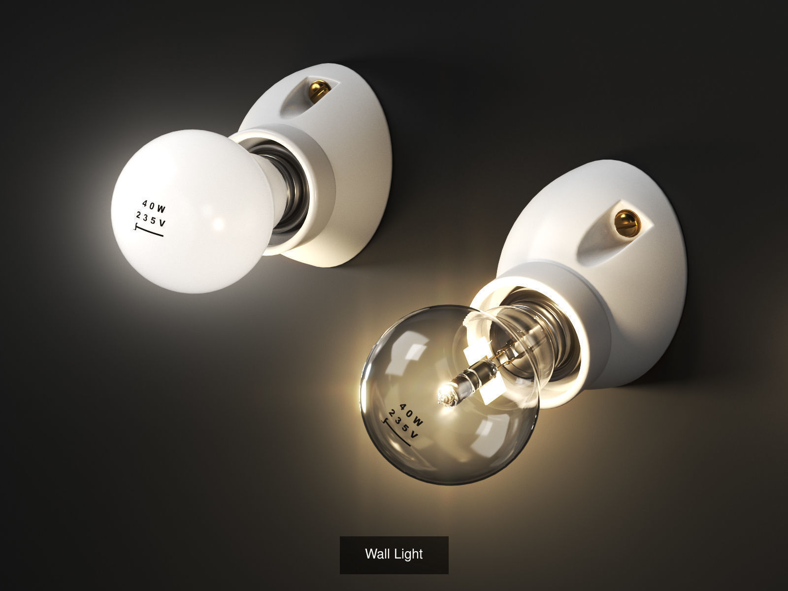 Ceiling lights 02 3D Model Collection_7