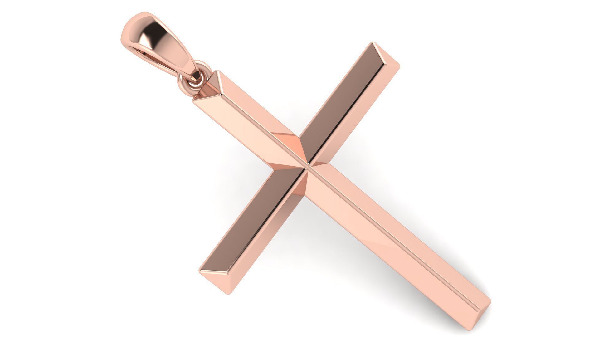 CROSS PENDANT CR25 3D print model_2