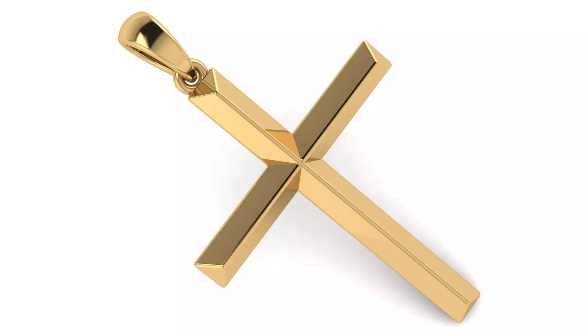 CROSS PENDANT CR25 3D print model_0