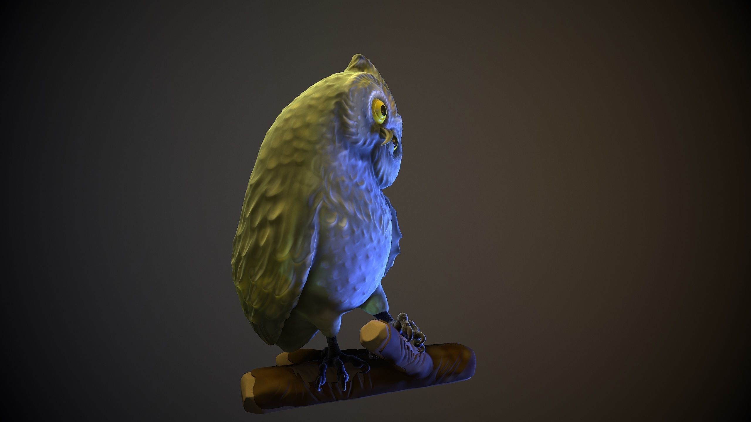 OWL printready 3D print model_10
