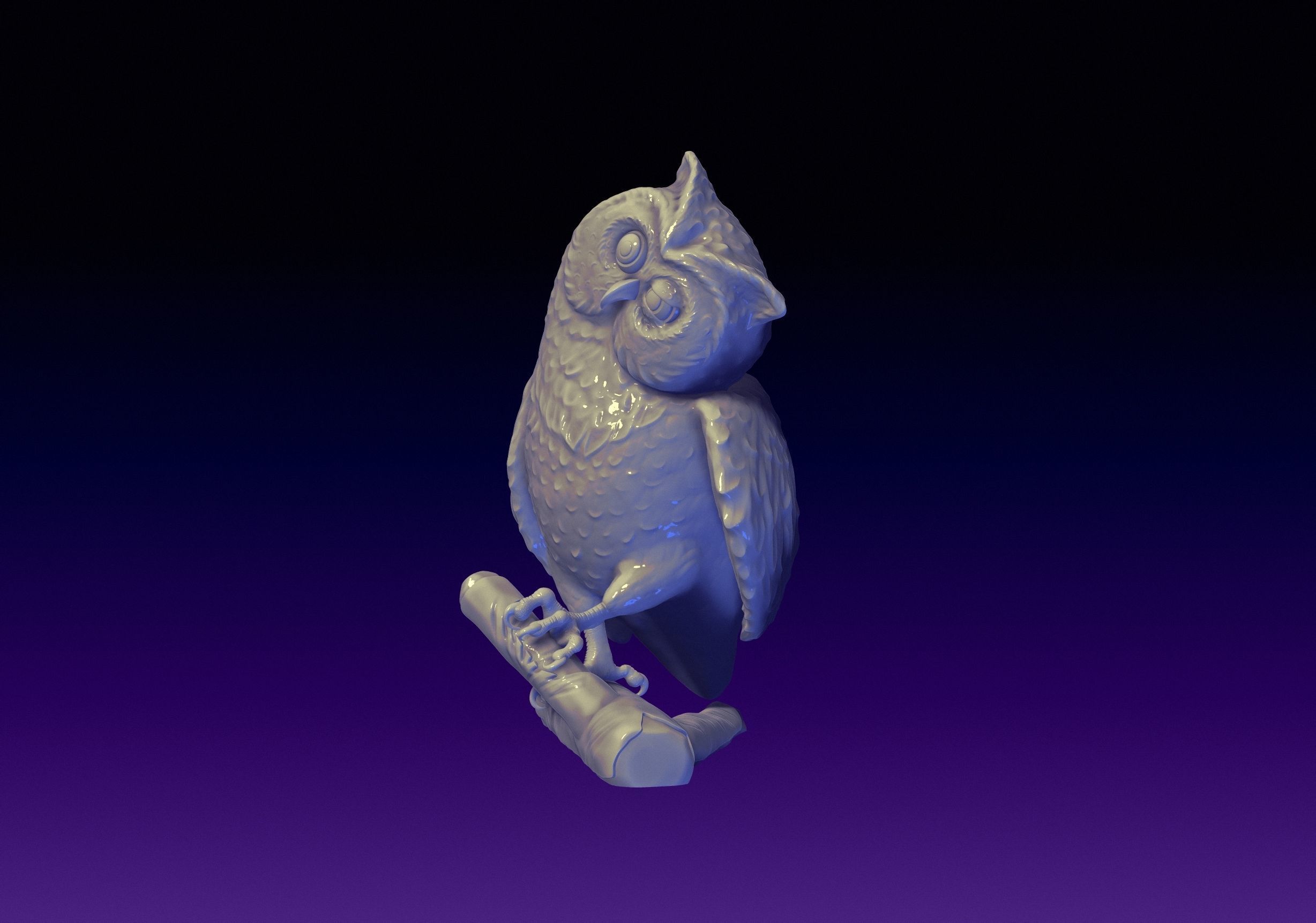 OWL printready 3D print model_2