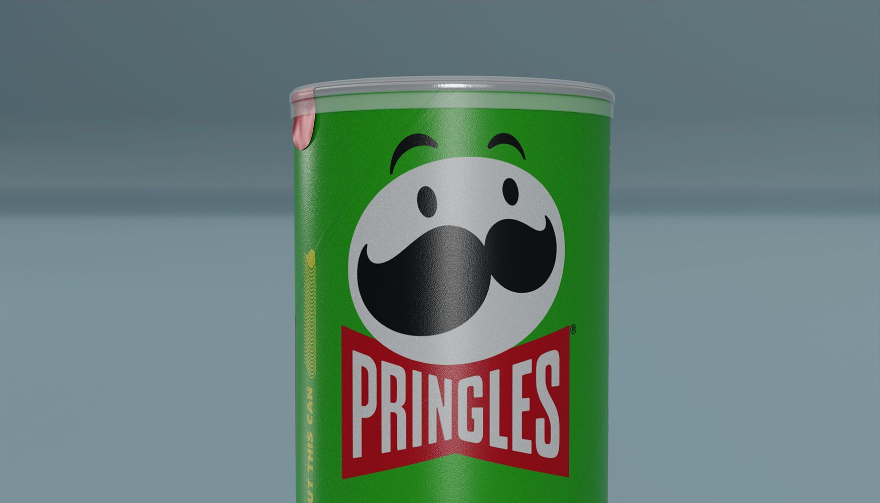Pringles Sour Cream and Onion Low-poly 3D model_2