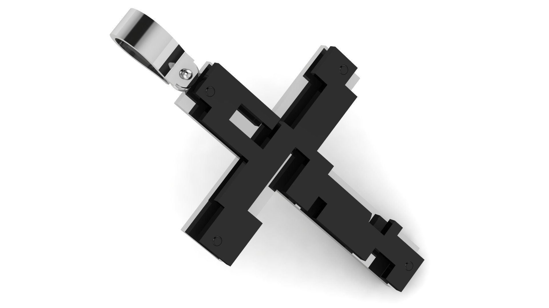 CROSS PENDANT CR26 3D print model_4