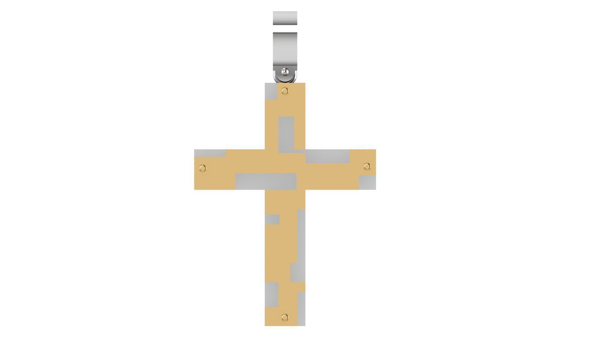 CROSS PENDANT CR26 3D print model_6