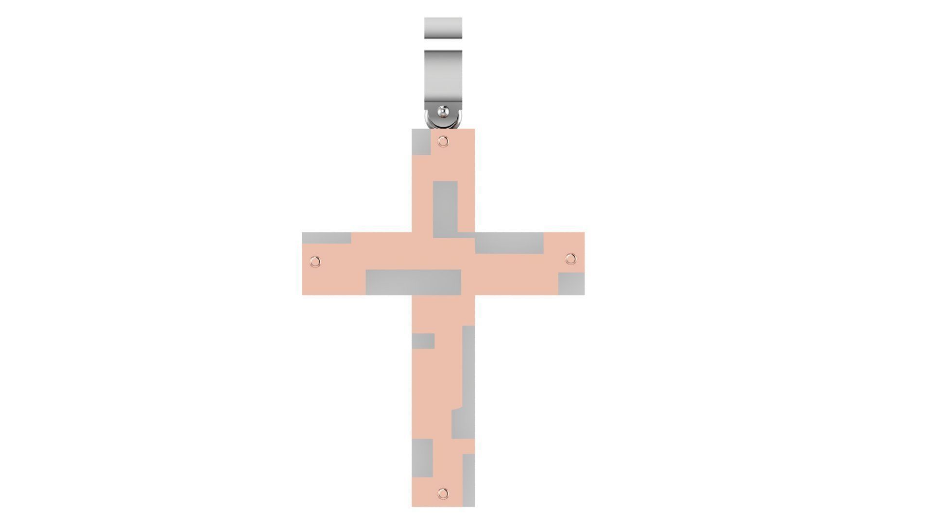 CROSS PENDANT CR26 3D print model_7