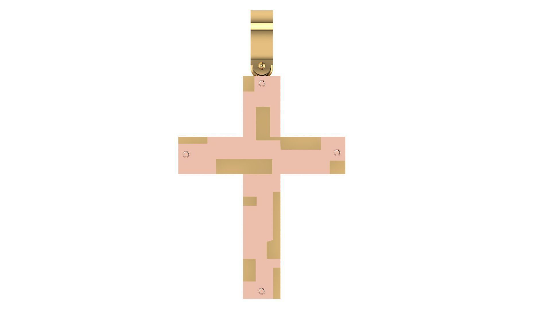 CROSS PENDANT CR26 3D print model_8
