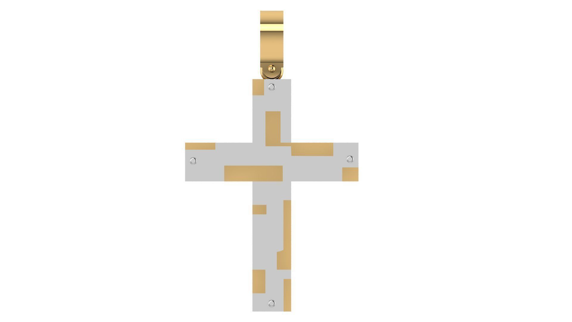 CROSS PENDANT CR26 3D print model_9