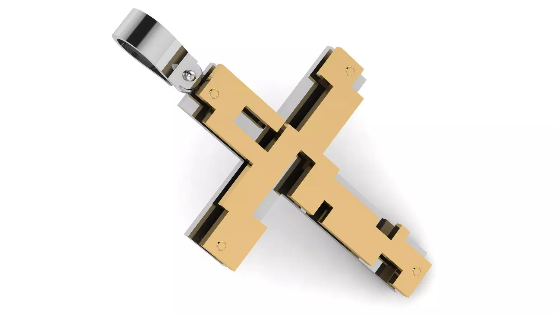 CROSS PENDANT CR26 3D print model_0