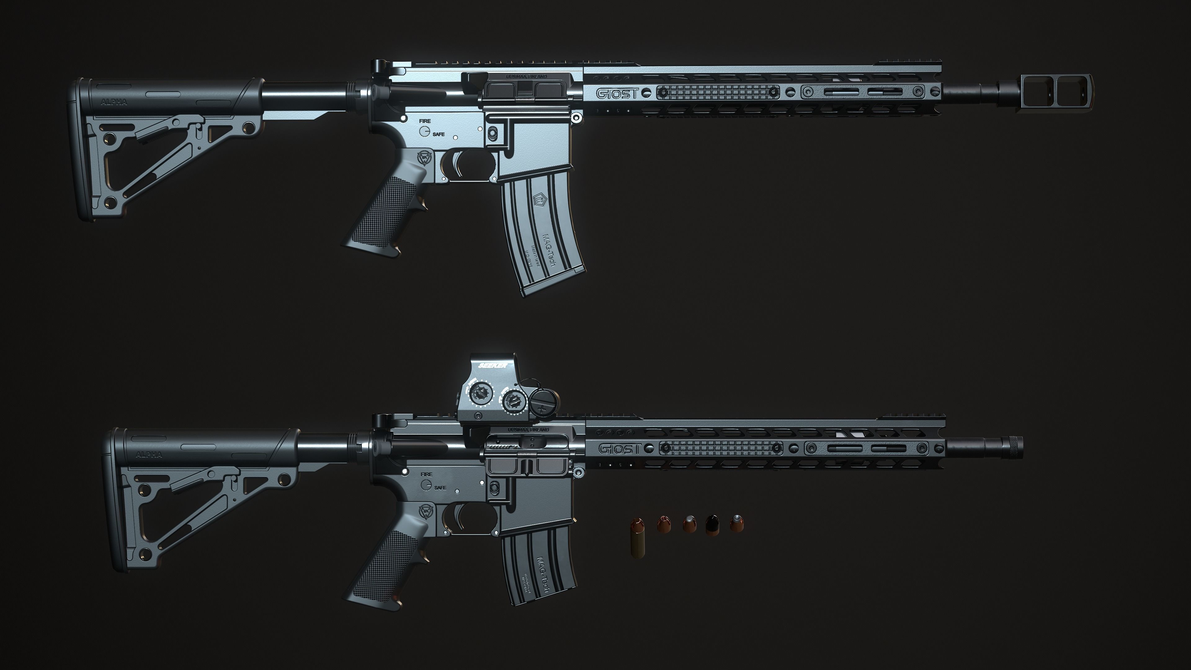 50 Beowulf Low-poly 3D model_4