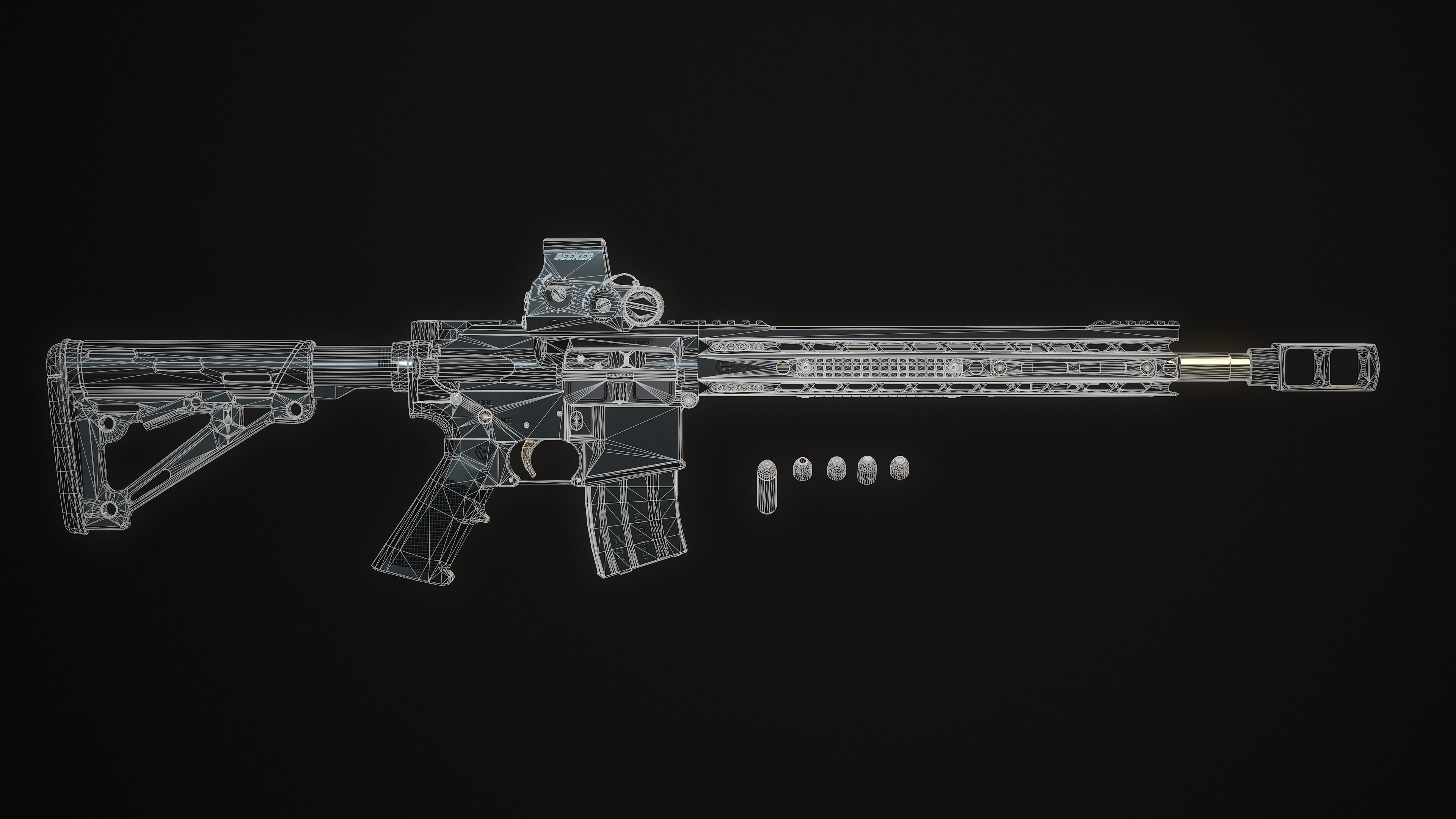 50 Beowulf Low-poly 3D model_12