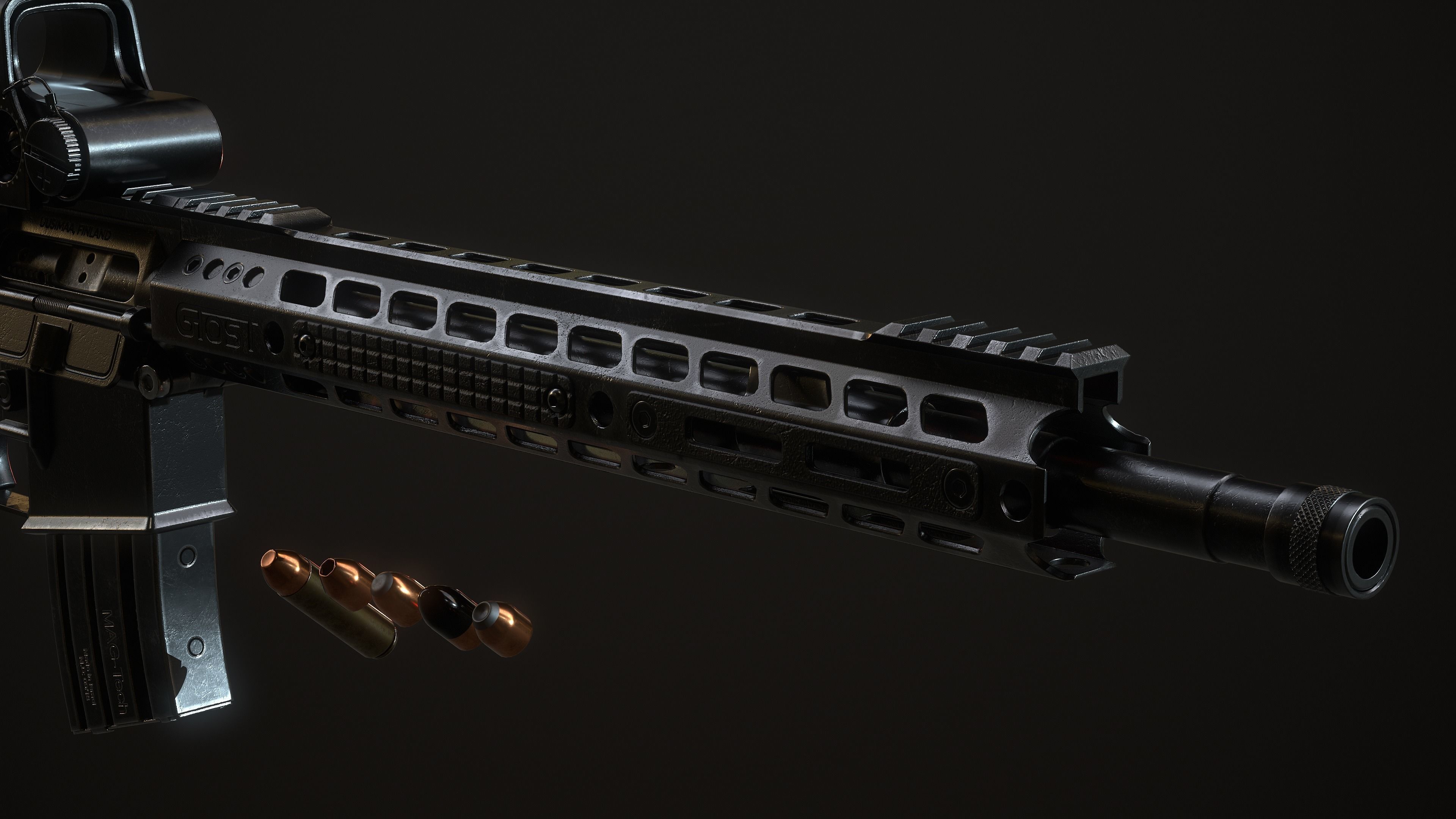 50 Beowulf Low-poly 3D model_7