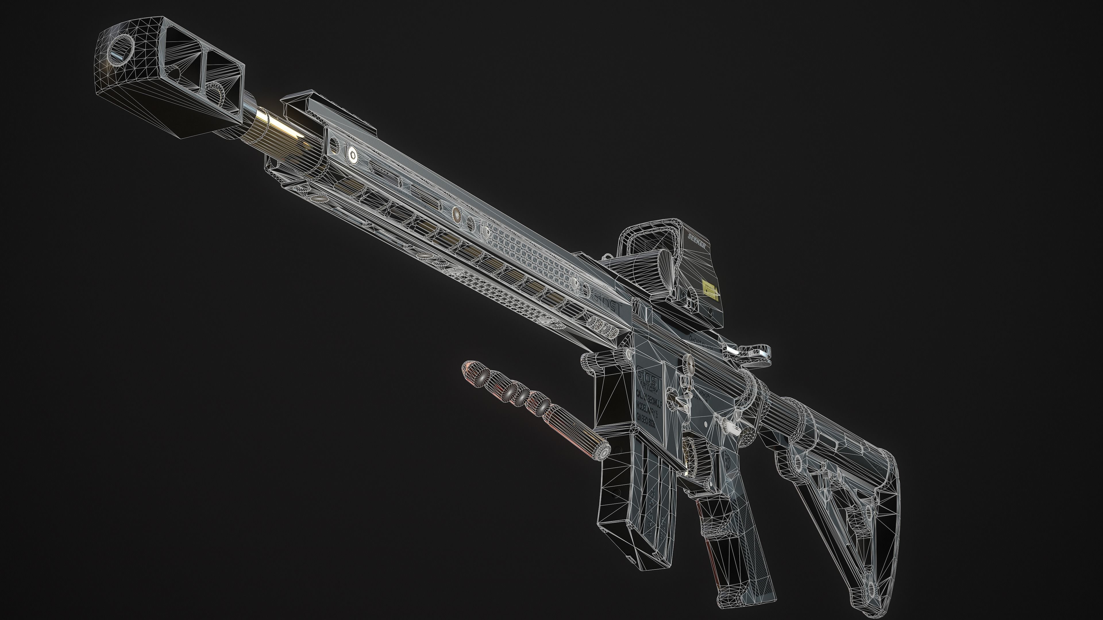 50 Beowulf Low-poly 3D model_14