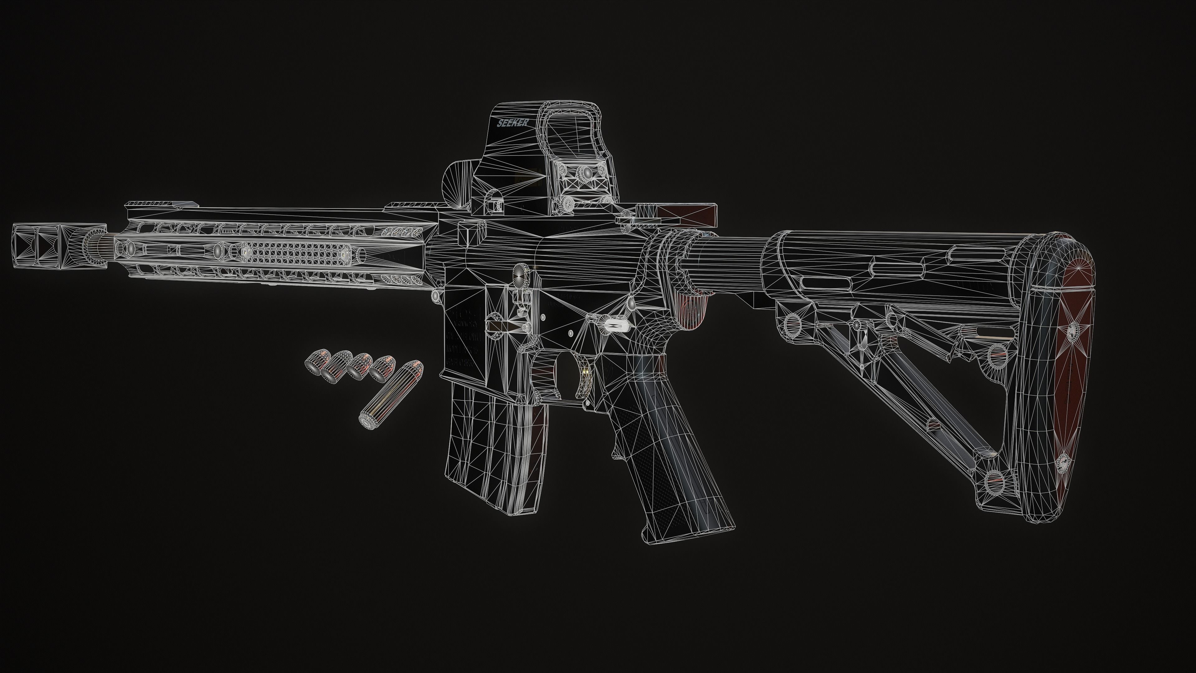 50 Beowulf Low-poly 3D model_13