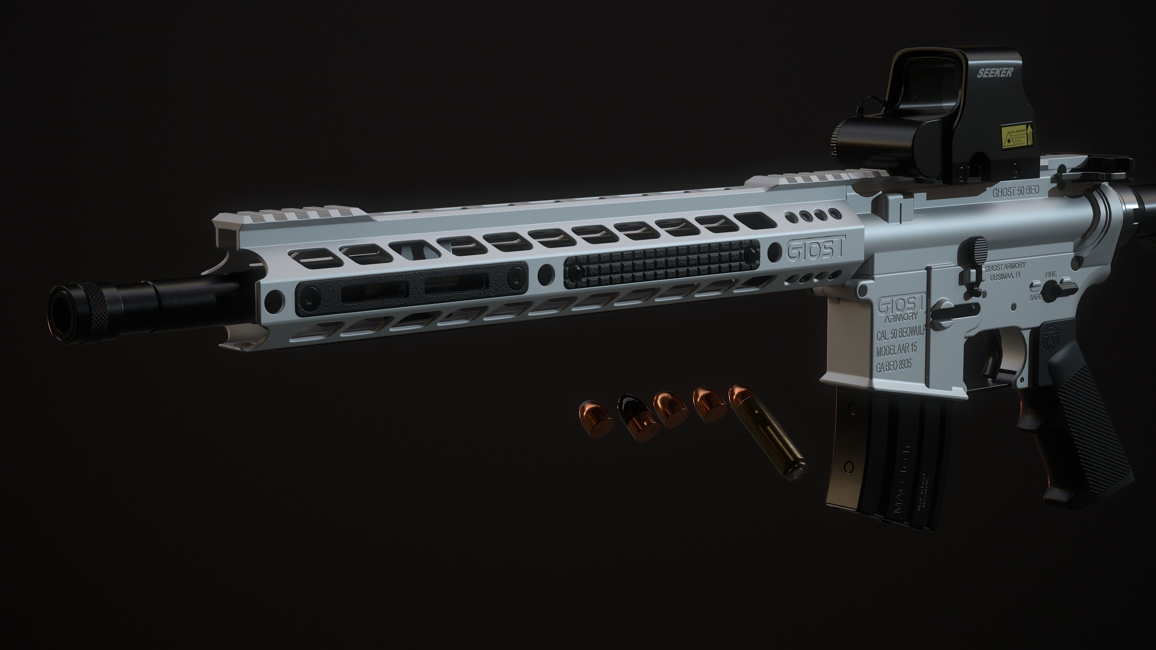 50 Beowulf Low-poly 3D model_9