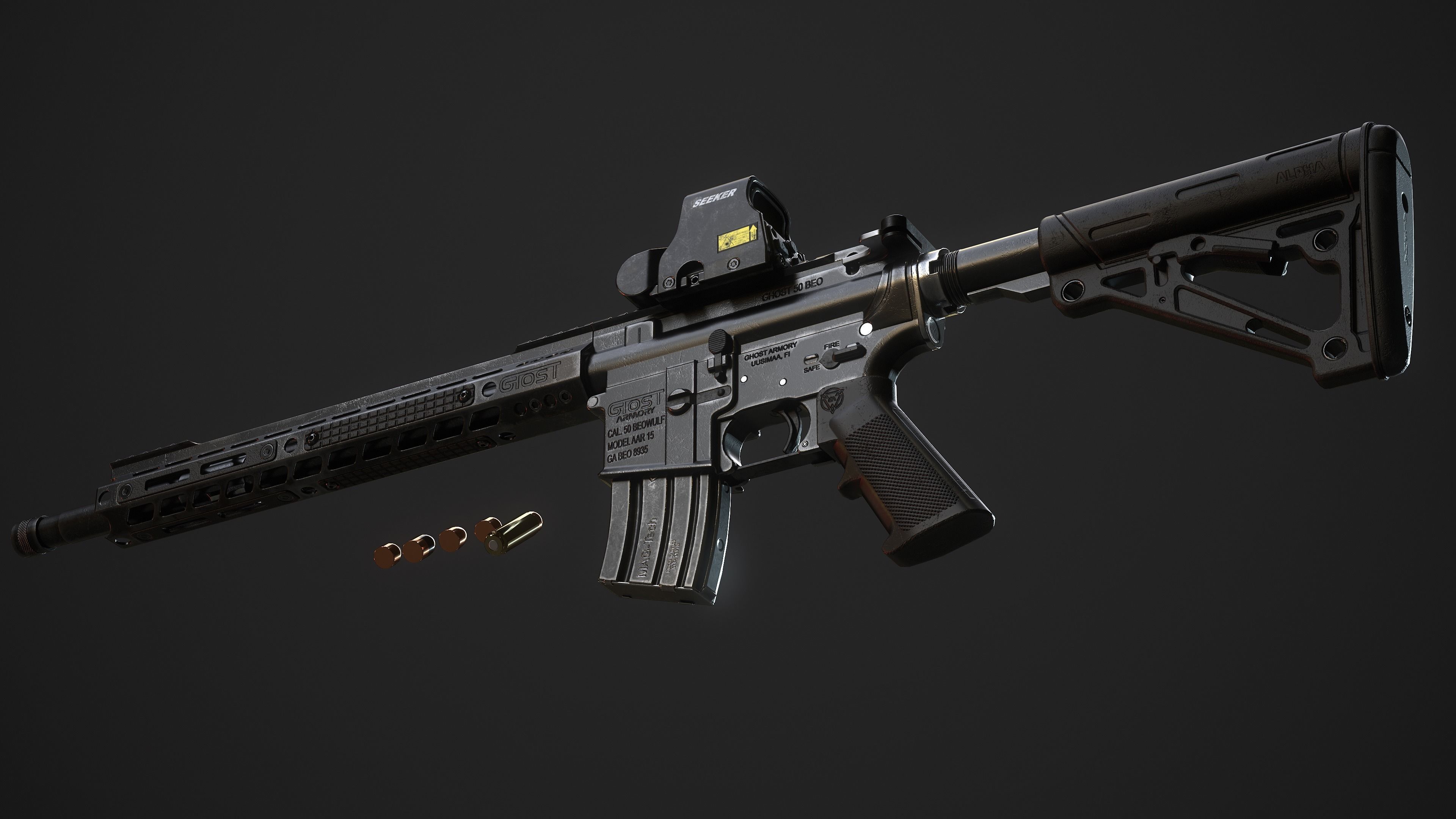 50 Beowulf Low-poly 3D model_6