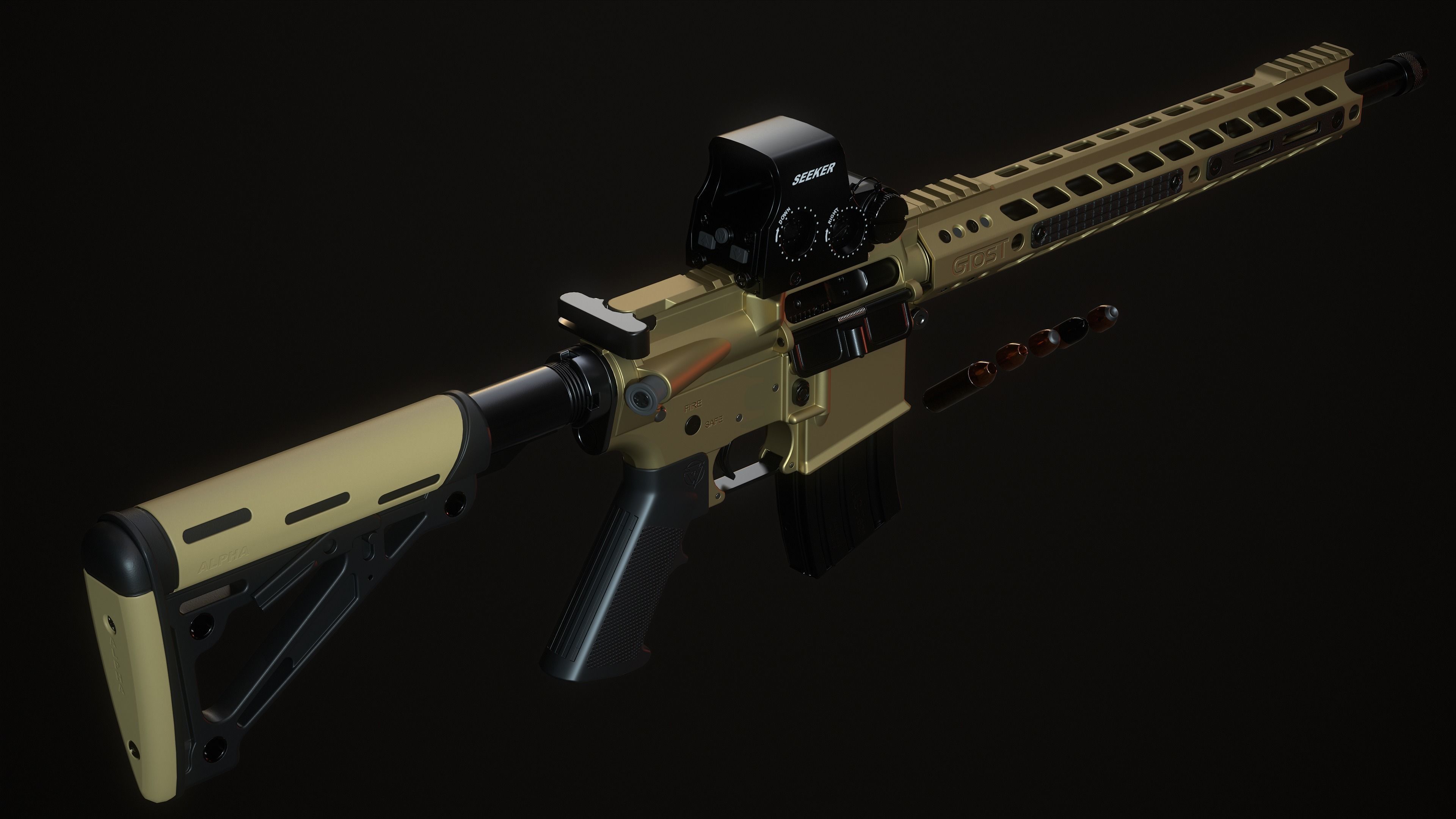 50 Beowulf Low-poly 3D model_8