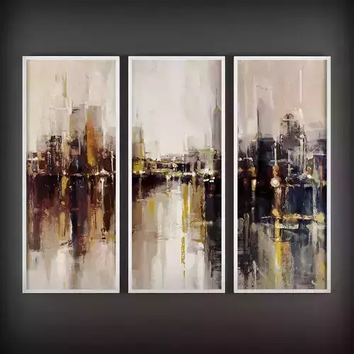 Picture Frames Low-poly 3D model