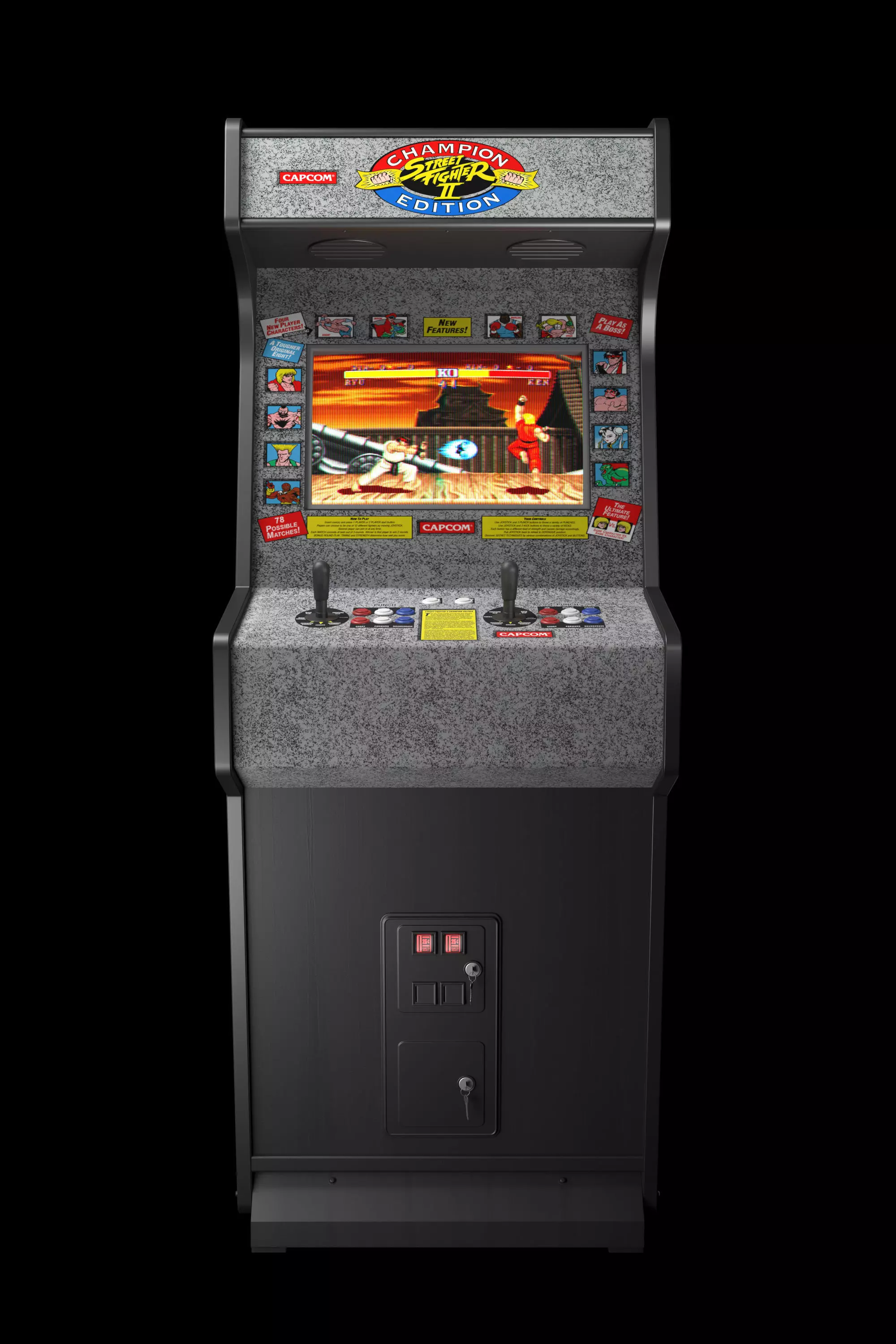Arcade Machine Street Fighter II 3D model_0