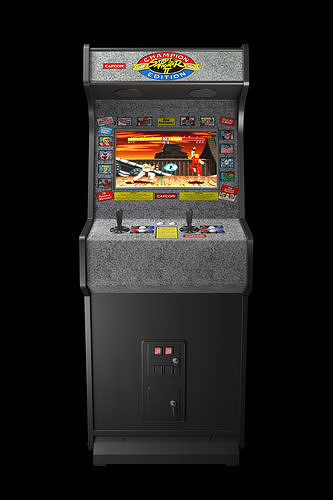 Arcade Machine Street Fighter II 3D model