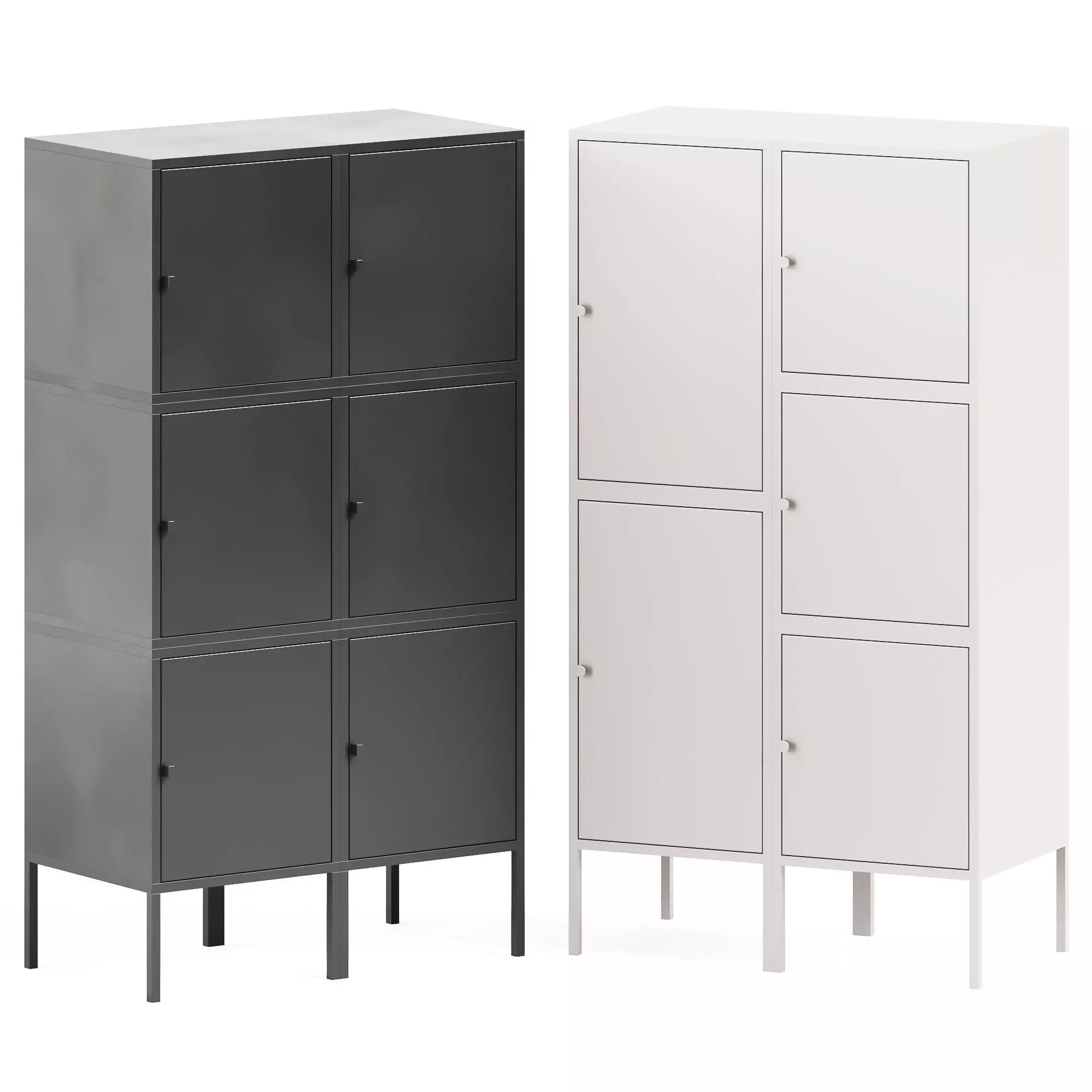 Ikea HALLAN Cabinet set 3D model