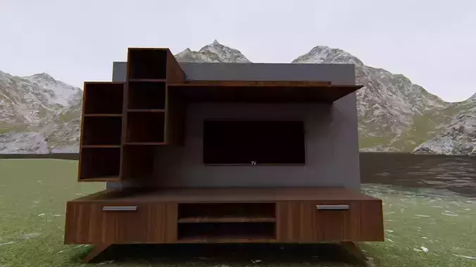 TV unit 3D model
